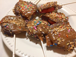 Chocolate Caramel Apple Slices