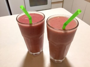 Strawberry Pineapple Fruit Smoothie