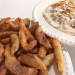 Apple Fries With Creamy Caramel Dip