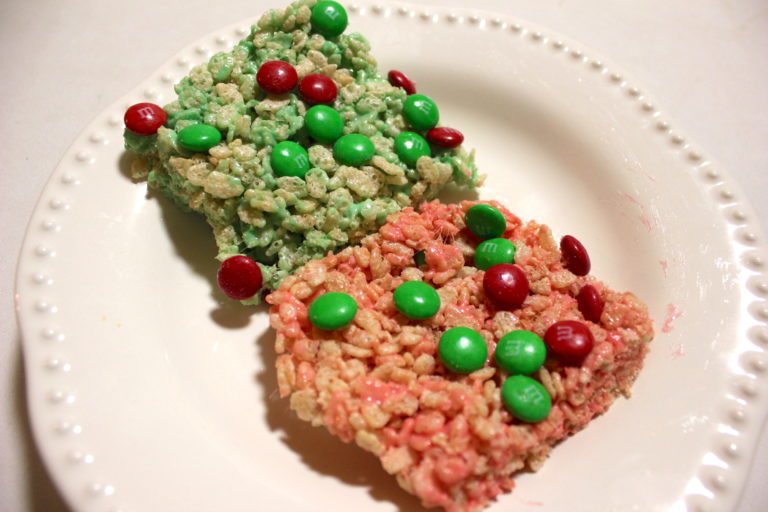 Christmas Rice Krispie Treats - Mr. B Cooks