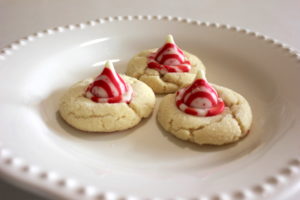 Peppermint Hershey Kiss Blossoms