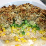 One dish chicken and stuffing casserole