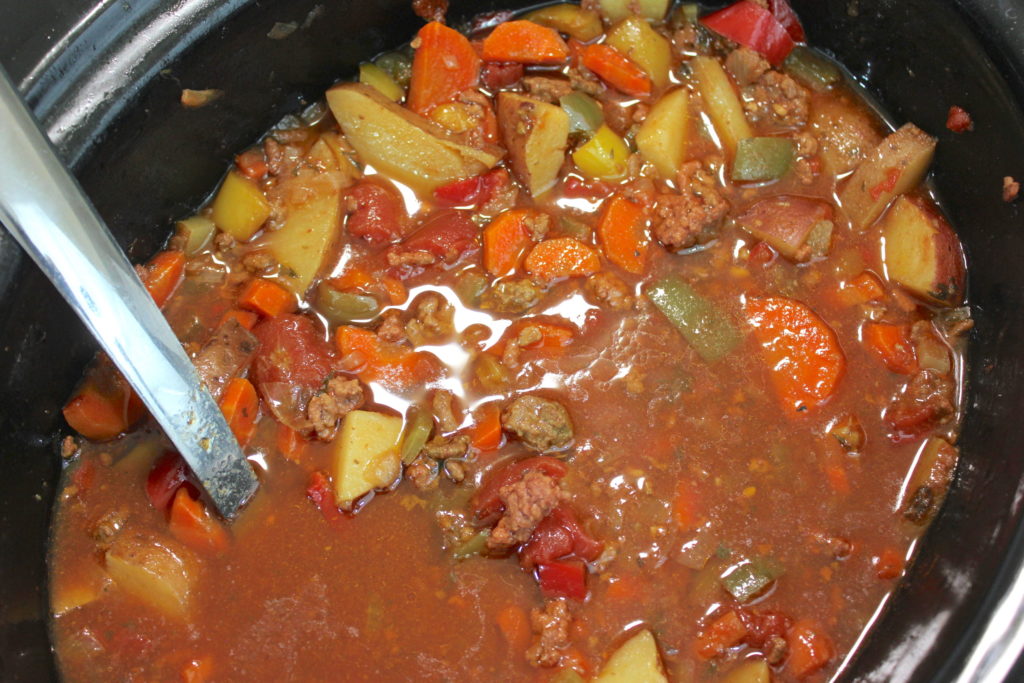Slow Cooker Hamburger Soup Recipe Mr. B Cooks