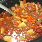 Slow cooker hamburger soup recipe