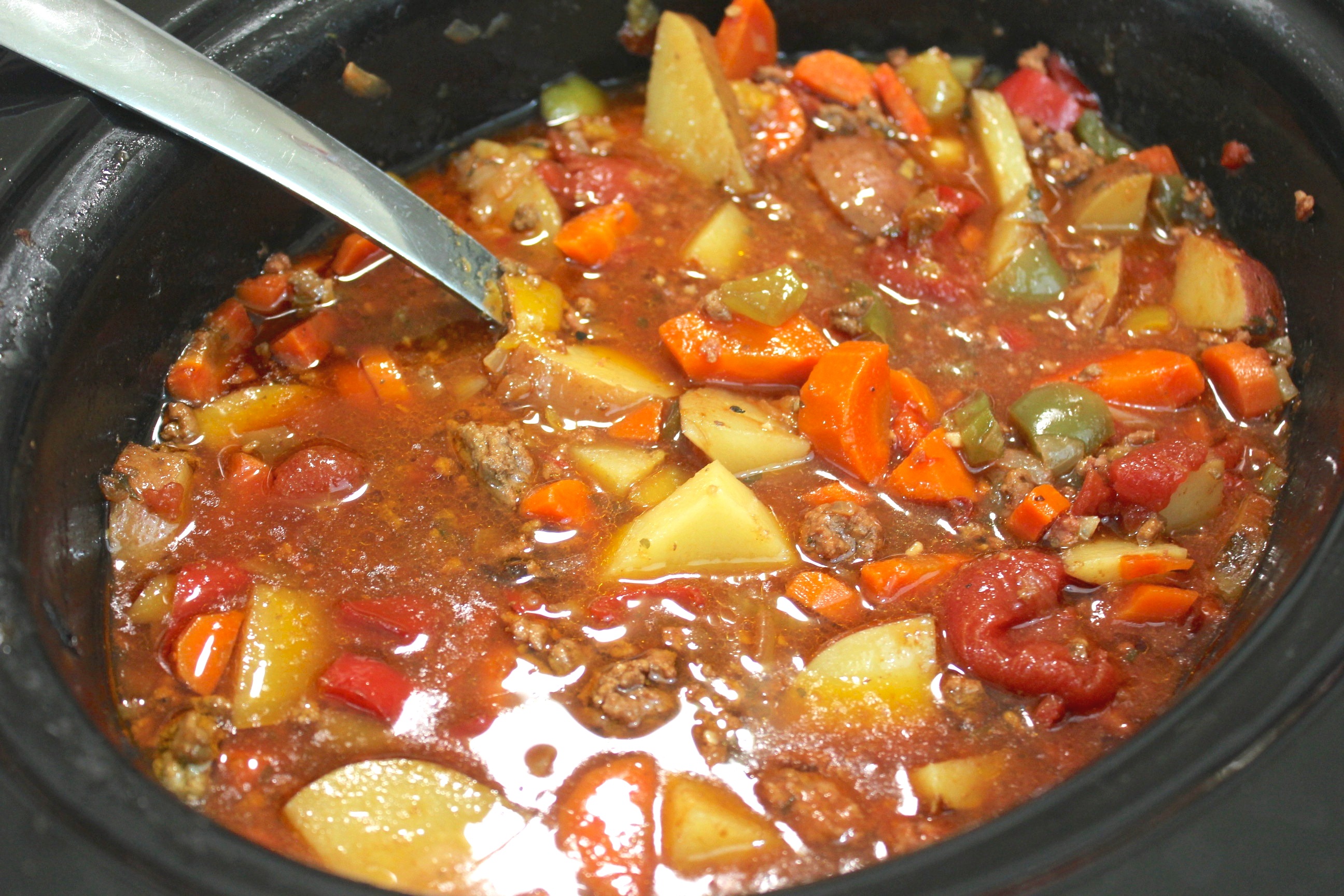 Slow Cooker Hamburger Soup Recipe Mr B Cooks 9382