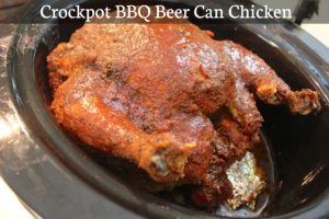 Crockpot BBQ Beer Can Chicken Recipe