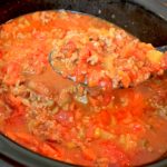 Slow Cooker Pasta Meat Sauce Recipe