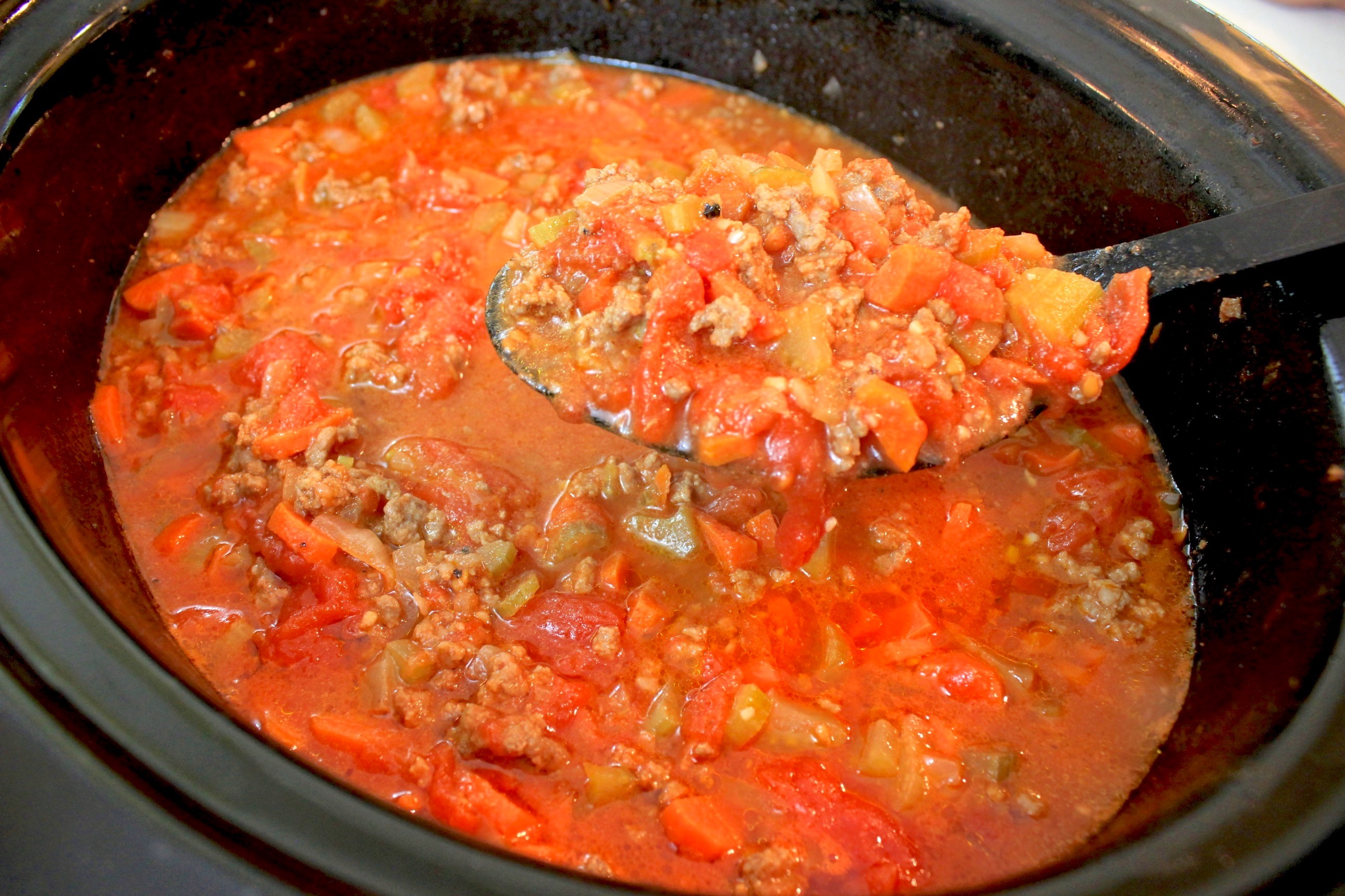 Slow Cooker Pasta Meat Sauce Recipe