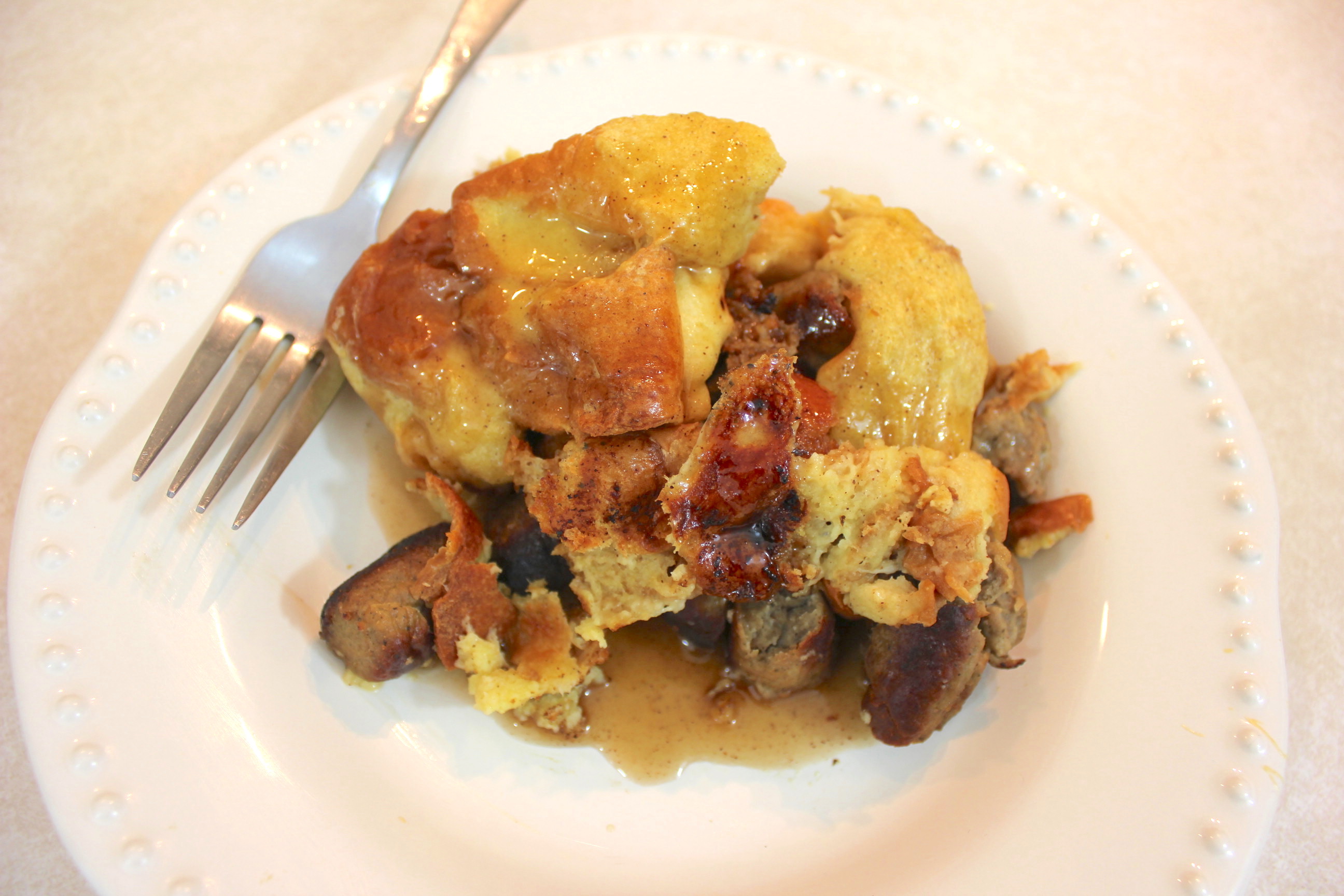 French Toast and Sausage Breakfast Casserole