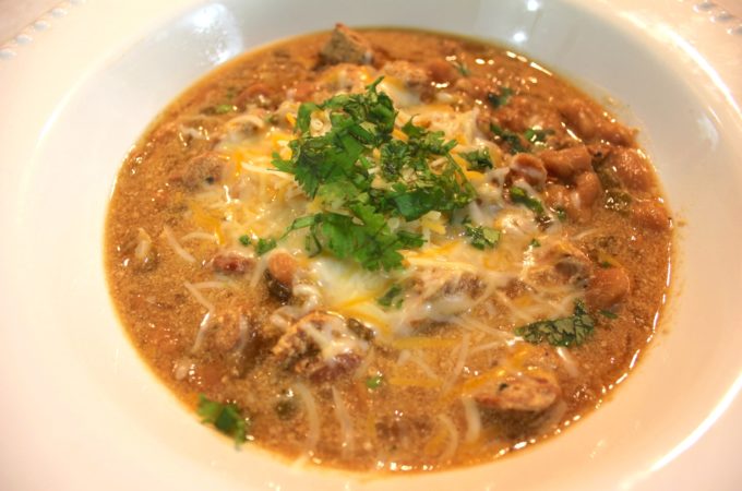 Slow Cooker White Chicken Chili Recipe