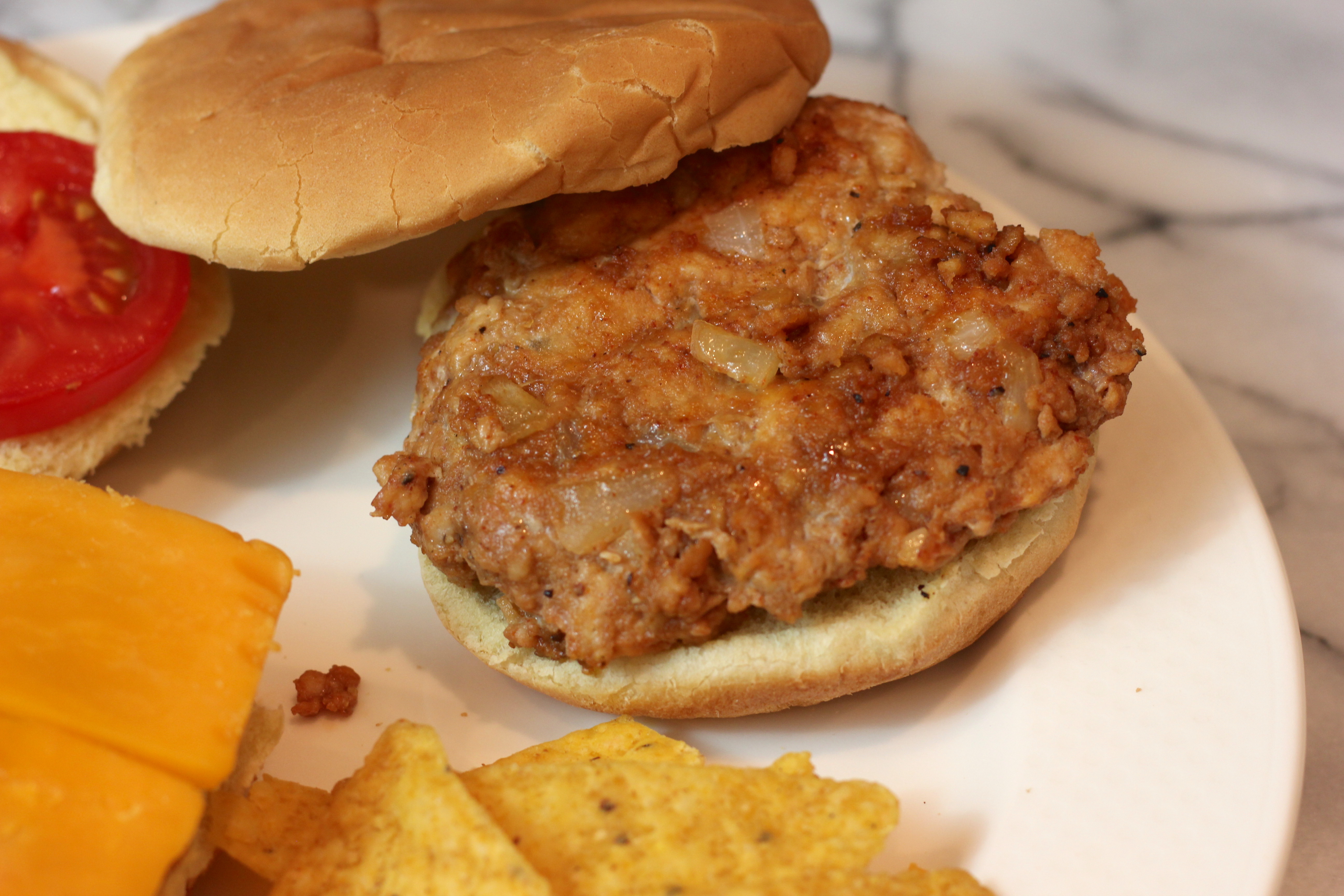 BBQ Chicken Burger Recipe - Mr. B Cooks