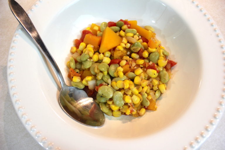 Slow Cooker Succotash - Mr. B Cooks