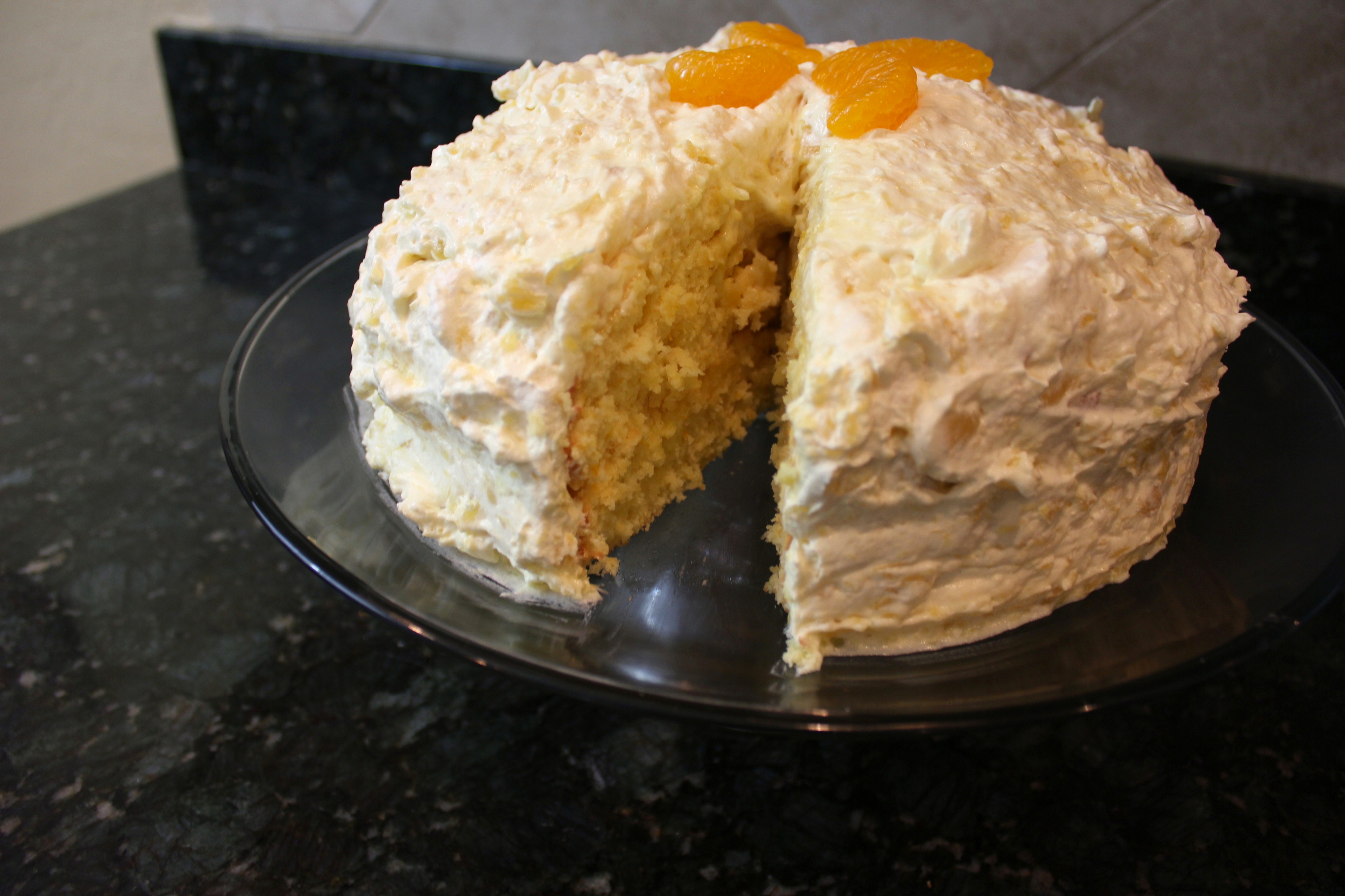 Mandarin Orange Cake Sunshine Cake