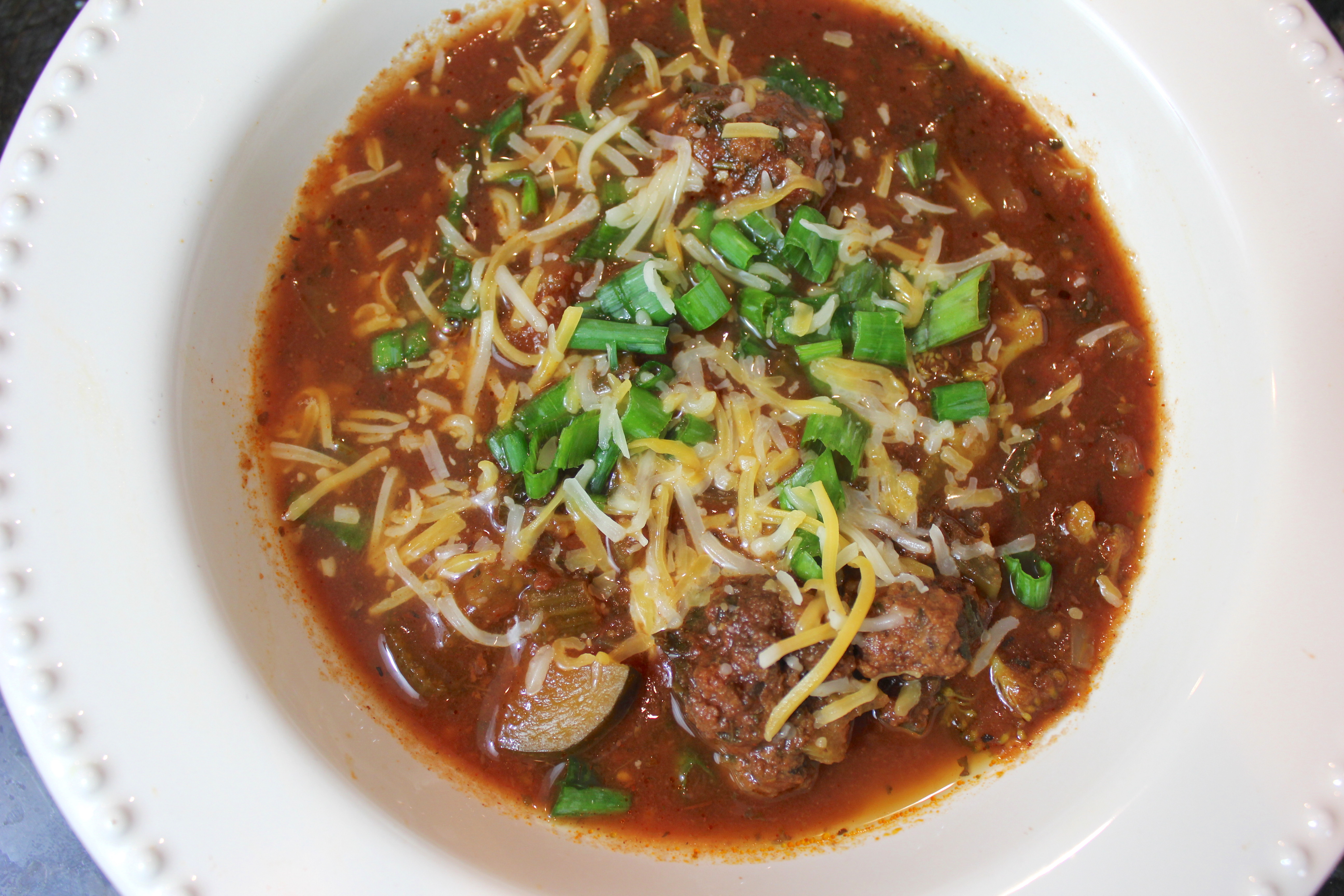 Slow cooker meatball soup recipe