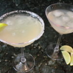 Homemade margarita cocktail drink