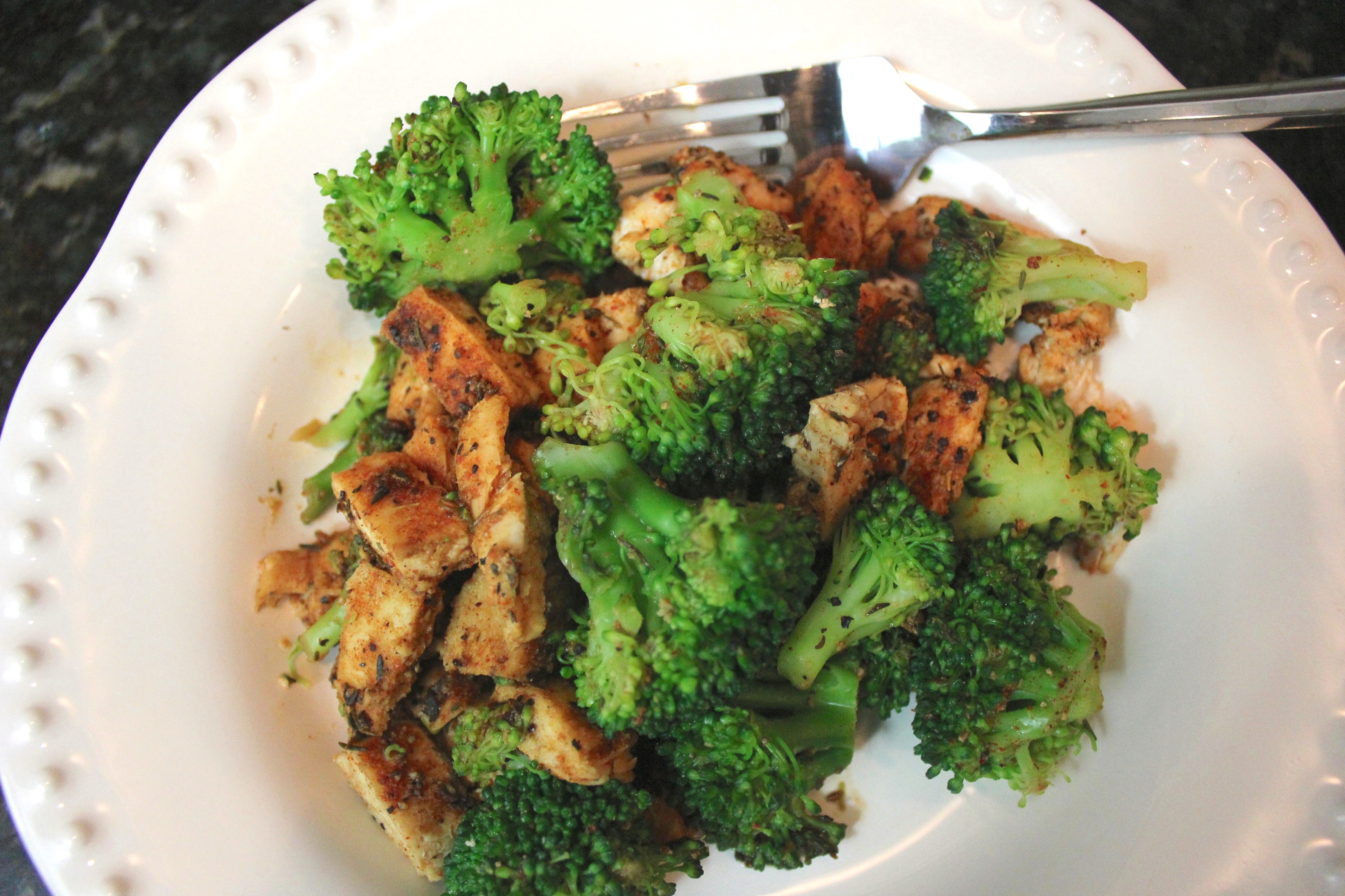 Southwestern chicken and broccoli