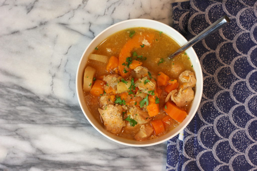 Slow Cooker Chicken and Sweet Potato Stew - Mr. B Cooks