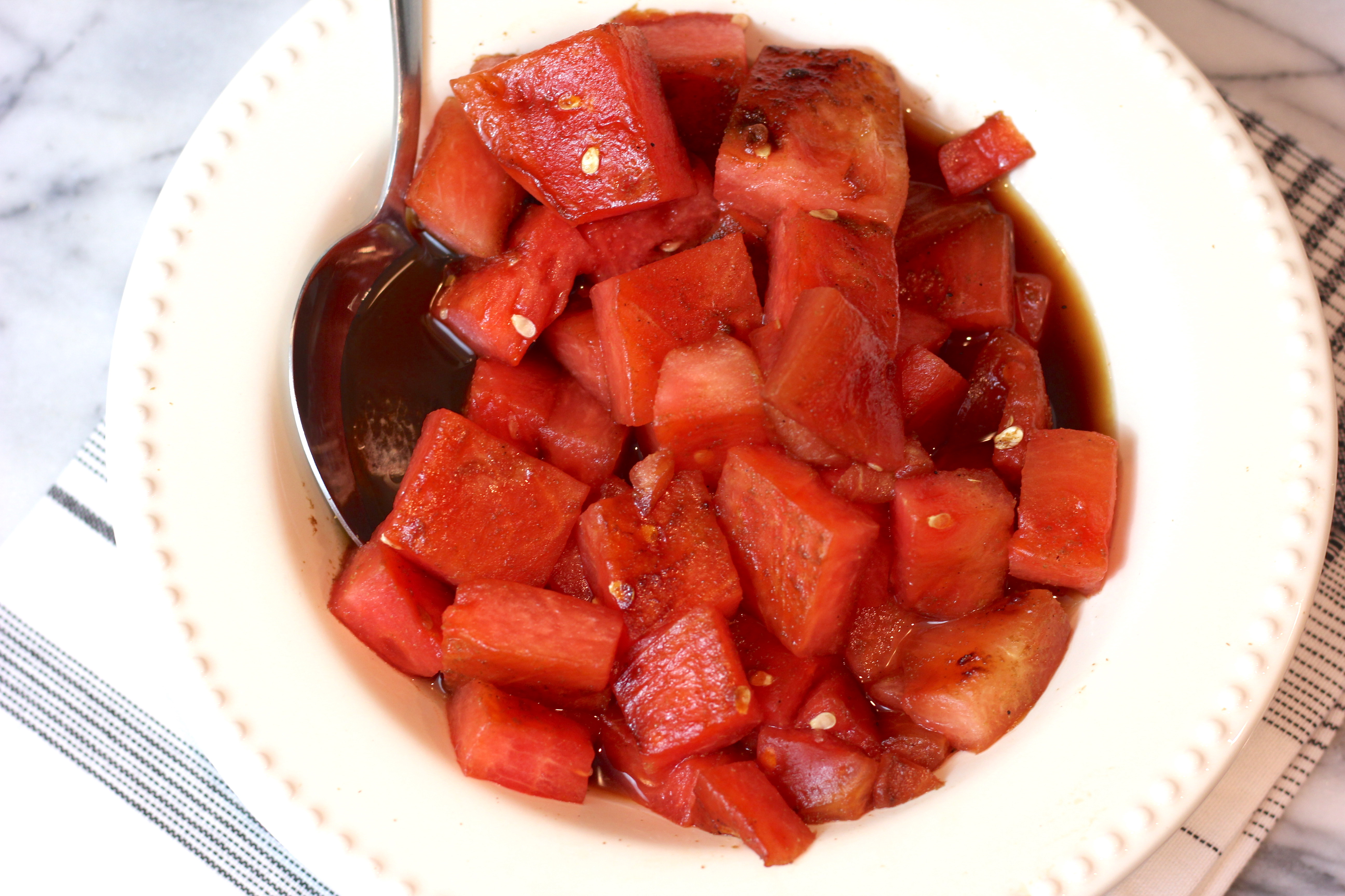Grilled watermelon steak recipe