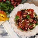 Grilled Turkey Sausage and Bell Peppers Salad