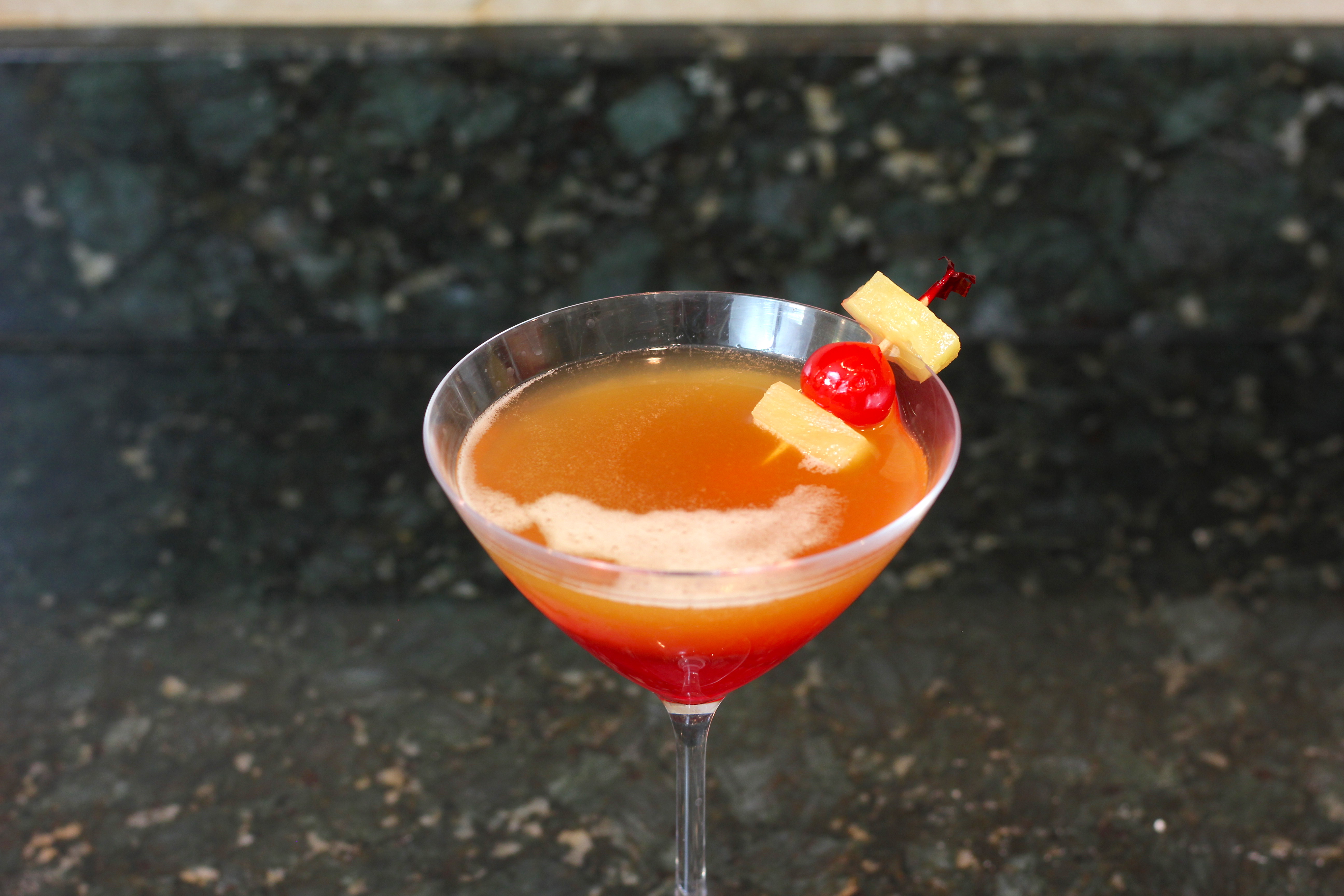 Pineapple Upside Down Cake Martini Recipe