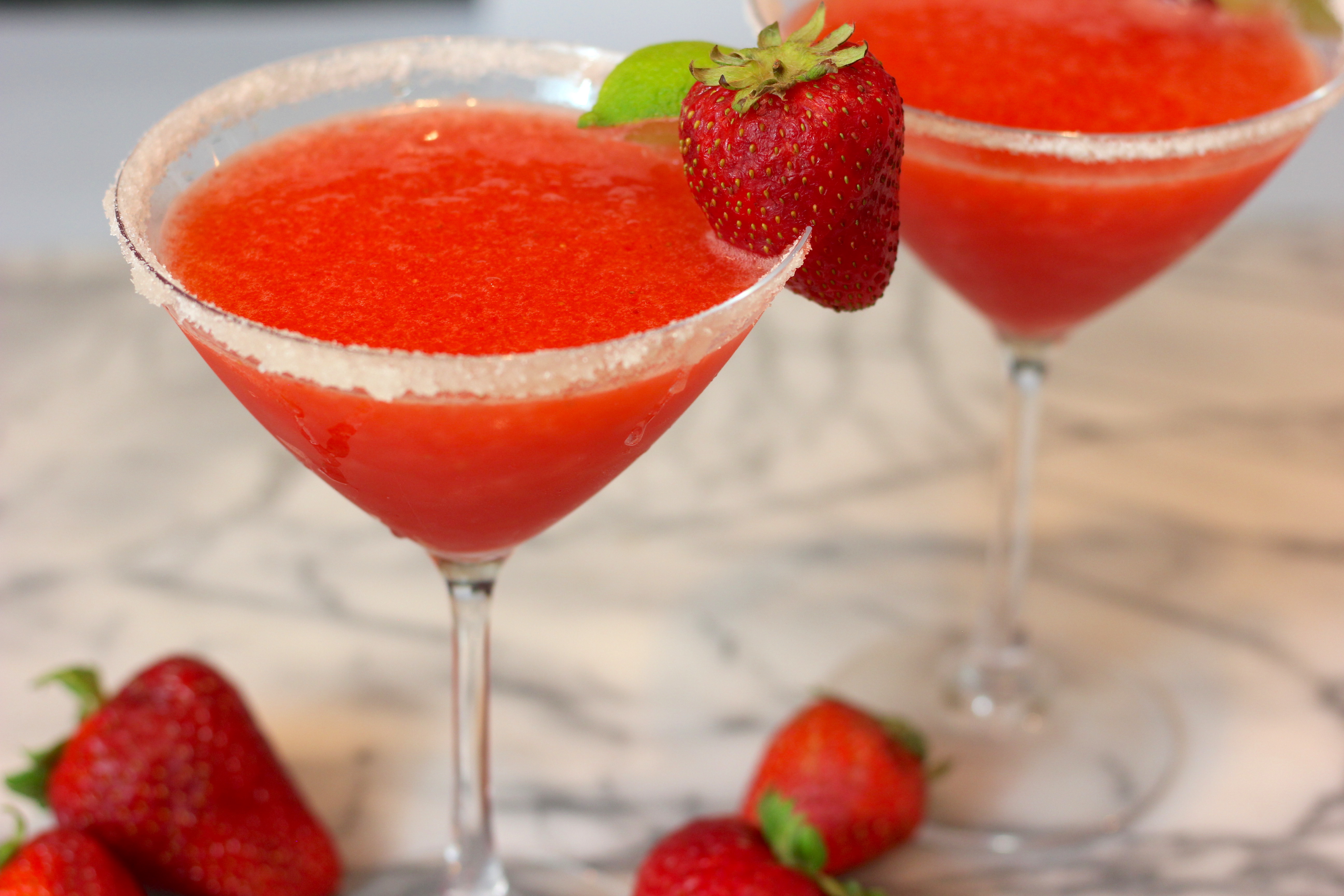 Strawberry Margarita Cocktail: Alcoholic Drinks Recipes - Mr. B Cooks