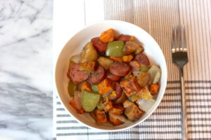 Smoked Sausage, Sweet Potatoes and Apples: Healthy Dinner Recipes